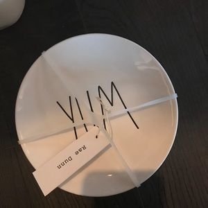 Rae Dunn Yum plates. Set of four